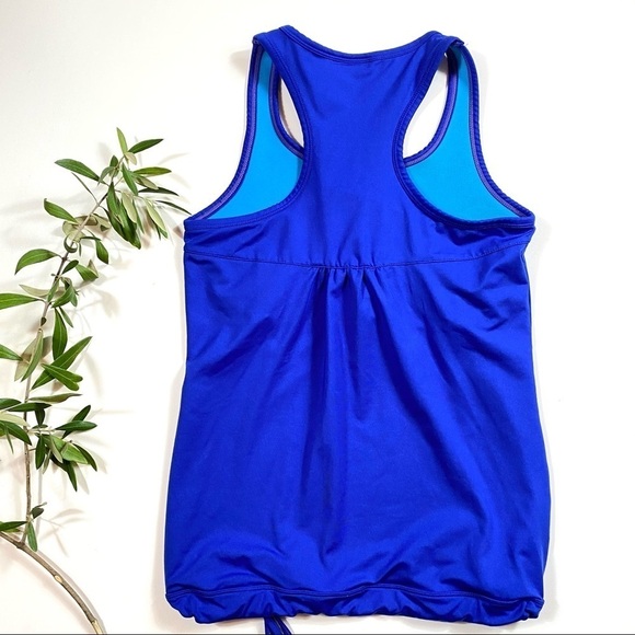 Athleta Blue Workout Yoga Tinker Tank Top XS - Picture 10 of 10